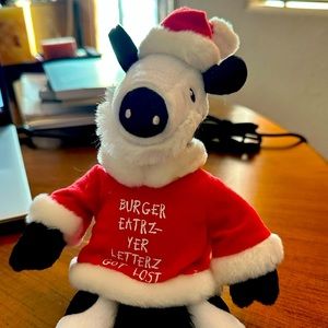 Chick-fil-A Santa Cow Plush